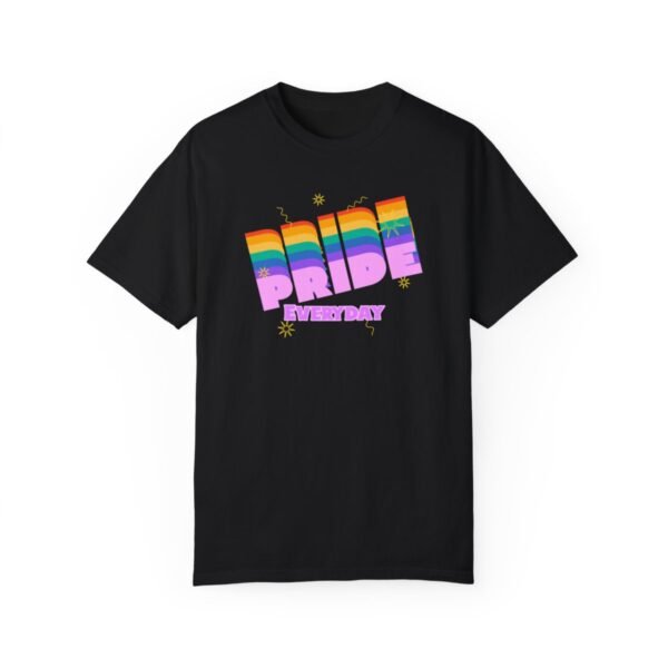 Pride Everyday T-shirt- Unisex Garment-Dyed T-shirt - Image 6