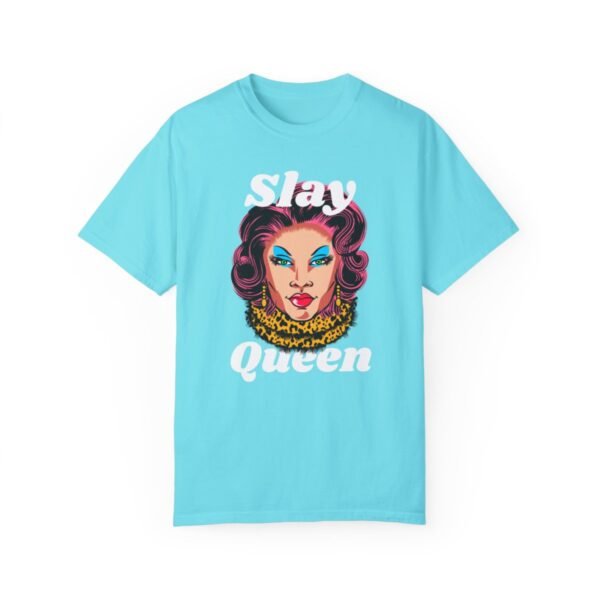 Slay Queen T-shirt- Unisex Garment-Dyed T-shirt - Image 8