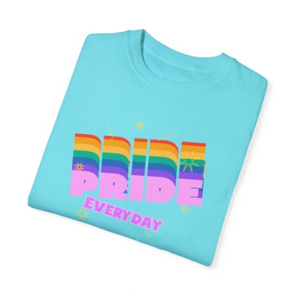 Pride Everyday T-shirt- Unisex Garment-Dyed T-shirt - Image 3