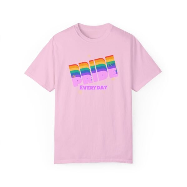 Pride Everyday T-shirt- Unisex Garment-Dyed T-shirt - Image 8