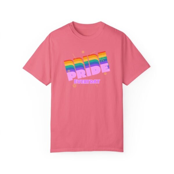 Pride Everyday T-shirt- Unisex Garment-Dyed T-shirt - Image 9