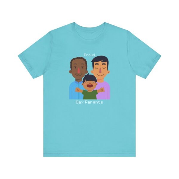 Proud Gay Parents Jersey Short Sleeve T-shirt - Image 4