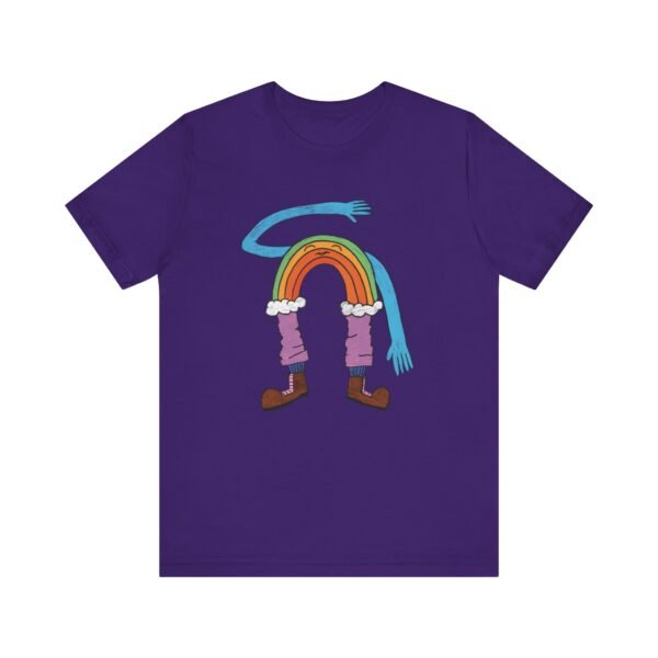 Rainbow Wave Jersey Short Sleeve T-shirt - Image 7