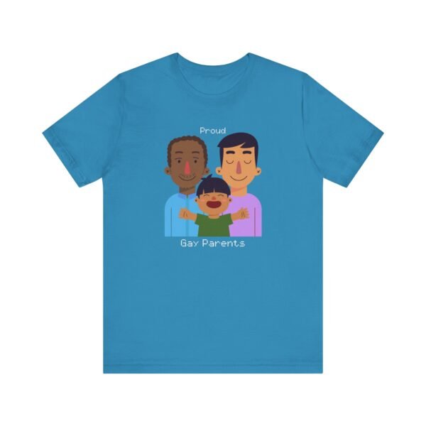 Proud Gay Parents Jersey Short Sleeve T-shirt - Image 3