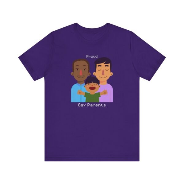 Proud Gay Parents Jersey Short Sleeve T-shirt - Image 6