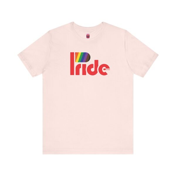 Bold PRIDE P Flag - Unisex Short Sleeve Shirt - Image 21