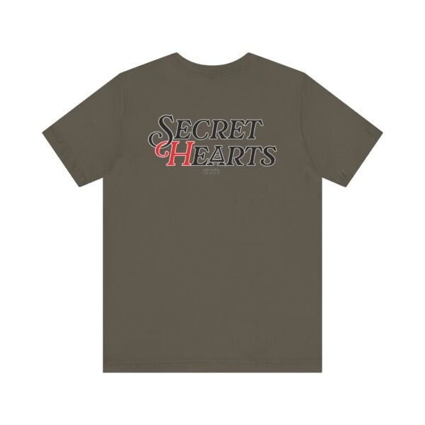 Secret Hearts Club Tee - Unisex Short Sleeve Tee - Image 6
