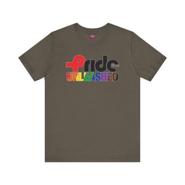 Pride Unleashed Rainbow 2025- Unisex Short Sleeve Shirt - Image 5