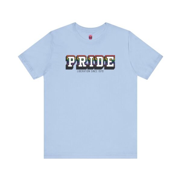 Pride Liberation 2025 Bold Varsity Tee - Unisex Short Sleeve Shirt - Image 11