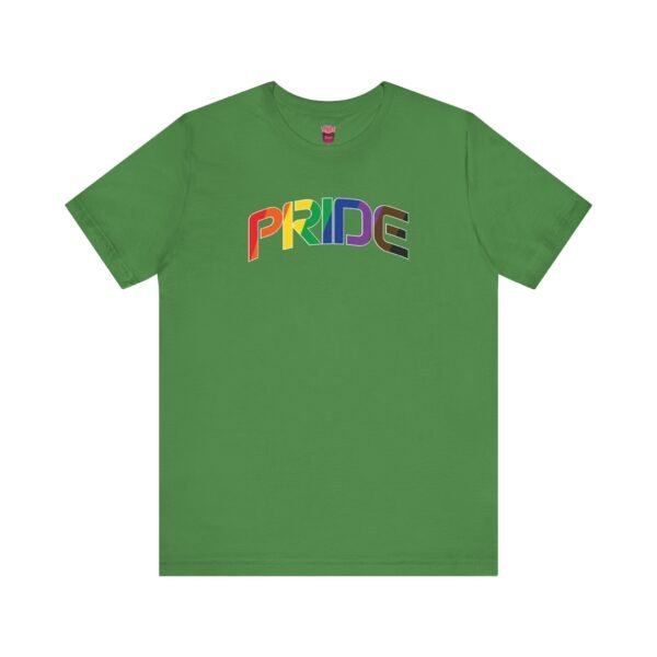 Curved Rainbow PRIDE 2025 Tee- Unisex Short Sleeve Shirt - Image 9