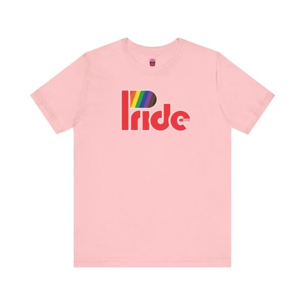 Bold PRIDE P Flag - Unisex Short Sleeve Shirt - Image 19