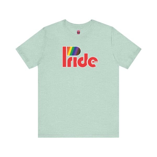 Bold PRIDE P Flag - Unisex Short Sleeve Shirt - Image 7