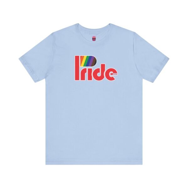 Bold PRIDE P Flag - Unisex Short Sleeve Shirt - Image 13
