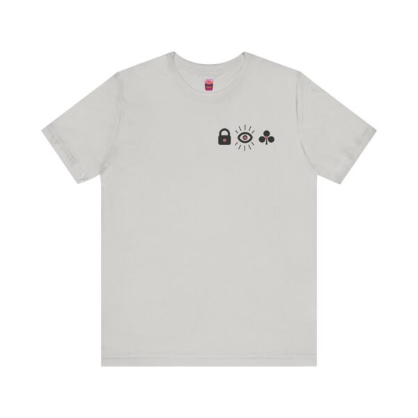 Secret Hearts Club Tee - Unisex Short Sleeve Tee - Image 3