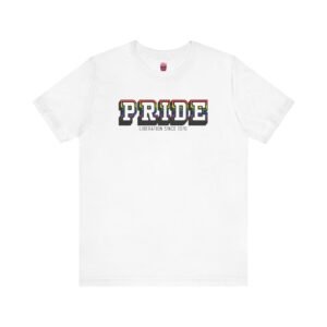 Pride Liberation 2025 Bold Varsity Tee - Unisex Short Sleeve Shirt