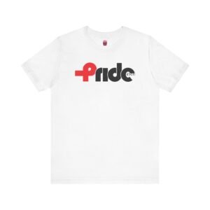 Red Ribbon PRIDE 2025 - Unisex Short Sleeve Shirt