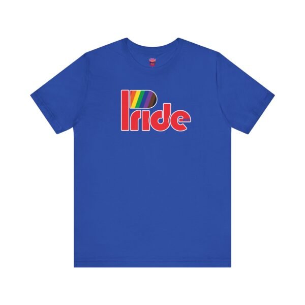 Bold PRIDE P Flag - Unisex Short Sleeve Shirt - Image 15