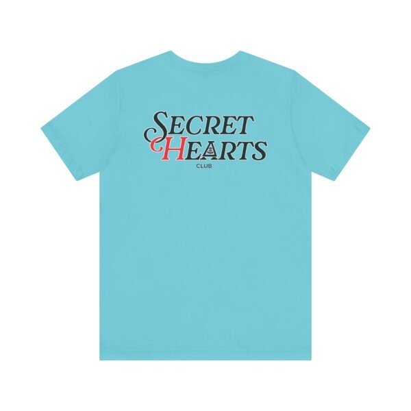 Secret Hearts Club Tee - Unisex Short Sleeve Tee - Image 12