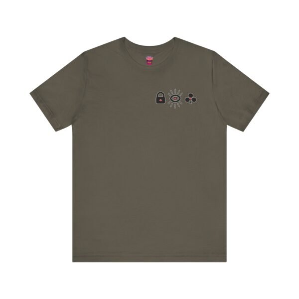 Secret Hearts Club Tee - Unisex Short Sleeve Tee - Image 5