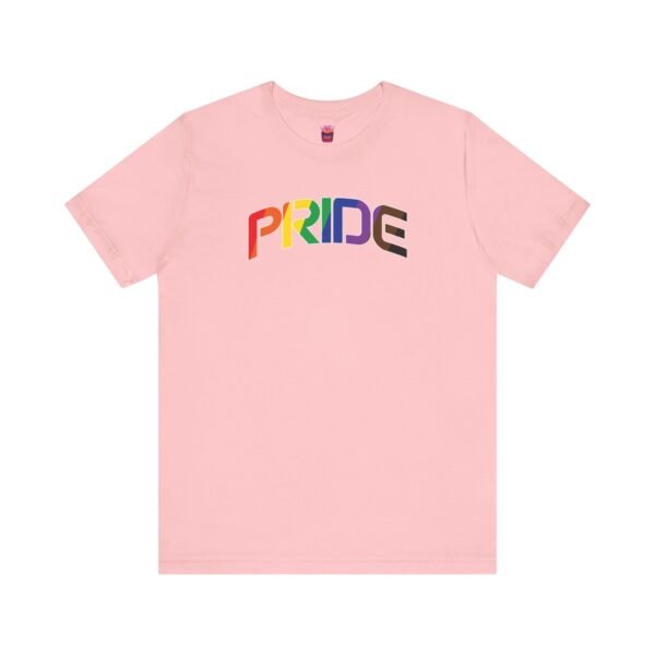 Curved Rainbow PRIDE 2025 Tee- Unisex Short Sleeve Shirt - Image 19