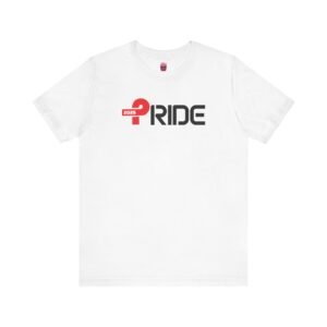 Pride 2025 Ribbon Logo- Unisex Short Sleeve Shirt