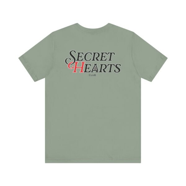 Secret Hearts Club Tee - Unisex Short Sleeve Tee - Image 8