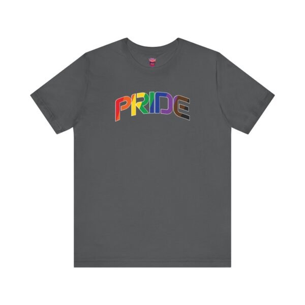 Curved Rainbow PRIDE 2025 Tee- Unisex Short Sleeve Shirt - Image 17